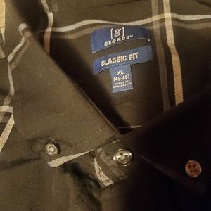 Black Button up Dress shirt